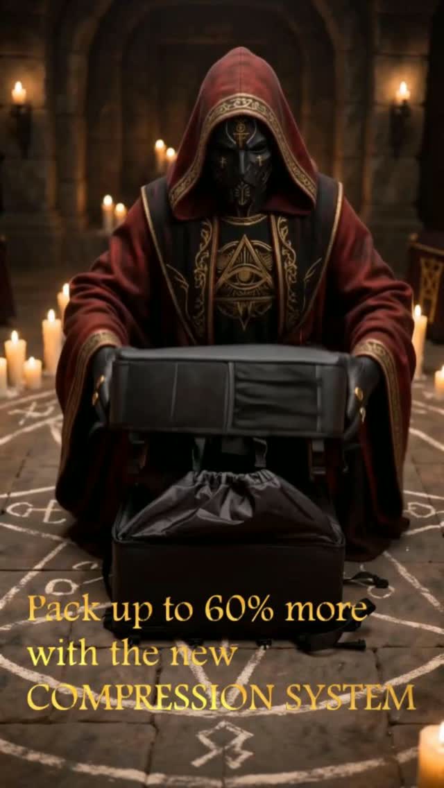 Candlelight. Robes. A sigil on the stone floor. At the centre of it all… a backpack. 🕯️

The order has protected the se