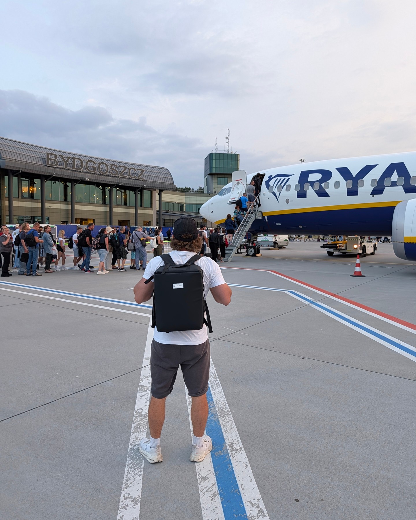 POV: everyone else is queuing for the gate lottery… and you're just vibing on the tarmac with your whole trip on your ba