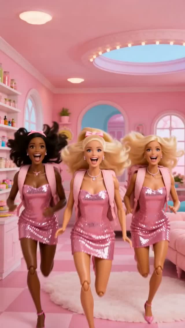 POV: your whole glam closet rides on your back and the baggage counter never saw it coming. 💖✨ Tiara optional. Hands-fr